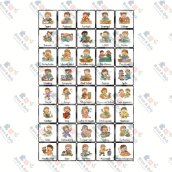 Piktogrammer Indeaktiviteter