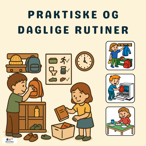 Piktogrammer Praktiske og daglige rutiner