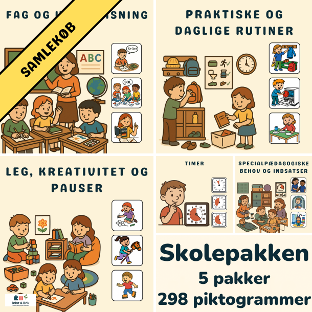 Piktogrammer SKOLEPAKKEN